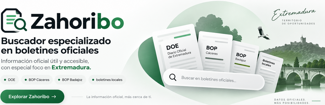 Zahoribo, buscador especializado en boletines oficiales